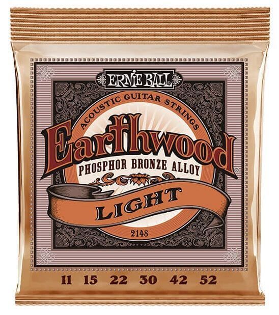 Ernie Ball 2148 Super Slinky Phosphor Bronze 11-52 Akustik Gitar Teli - 1