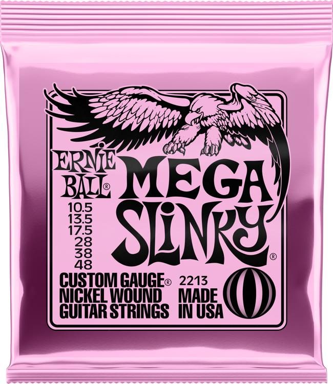 Ernie Ball 2213 Mega Slinky (10.5-48) Elektro Gitar Tel Takımı - 1