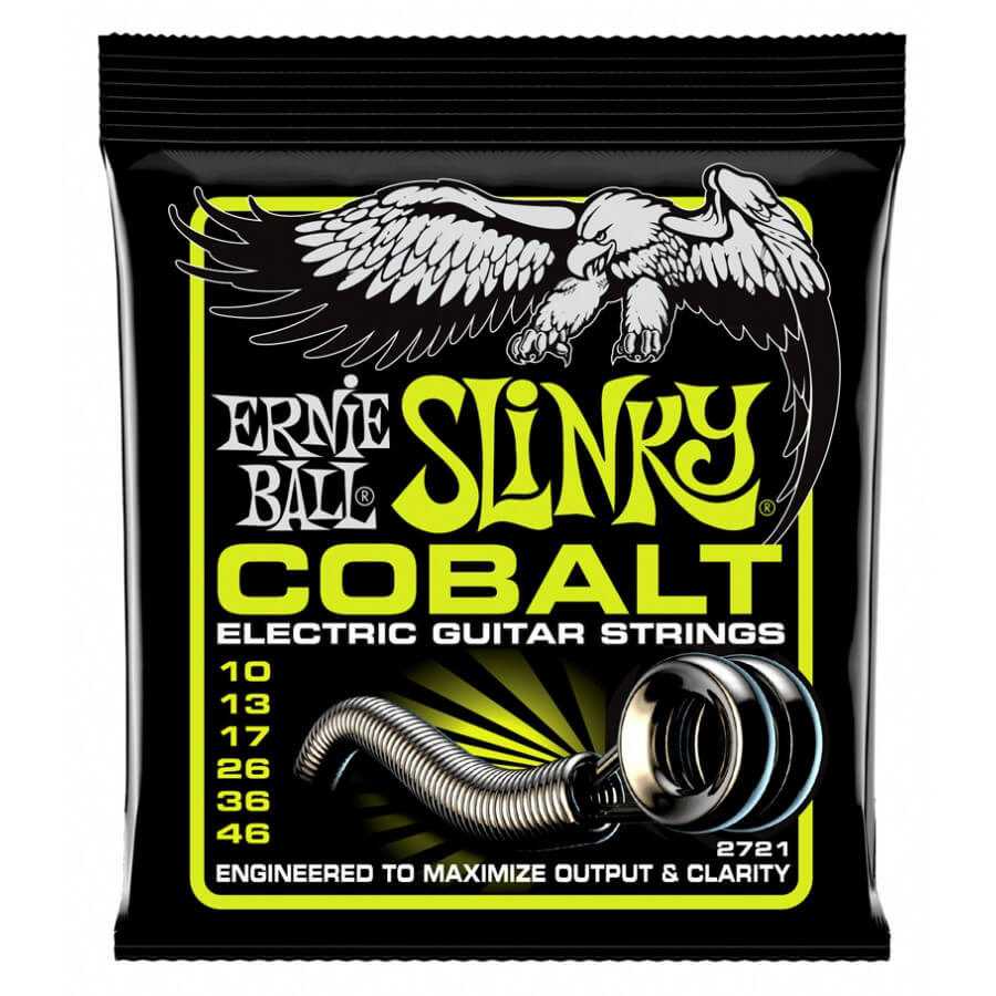 Ernie Ball 2721 Cobalt Regular Slinky Elektro Gitar Teli (10-46) - 1