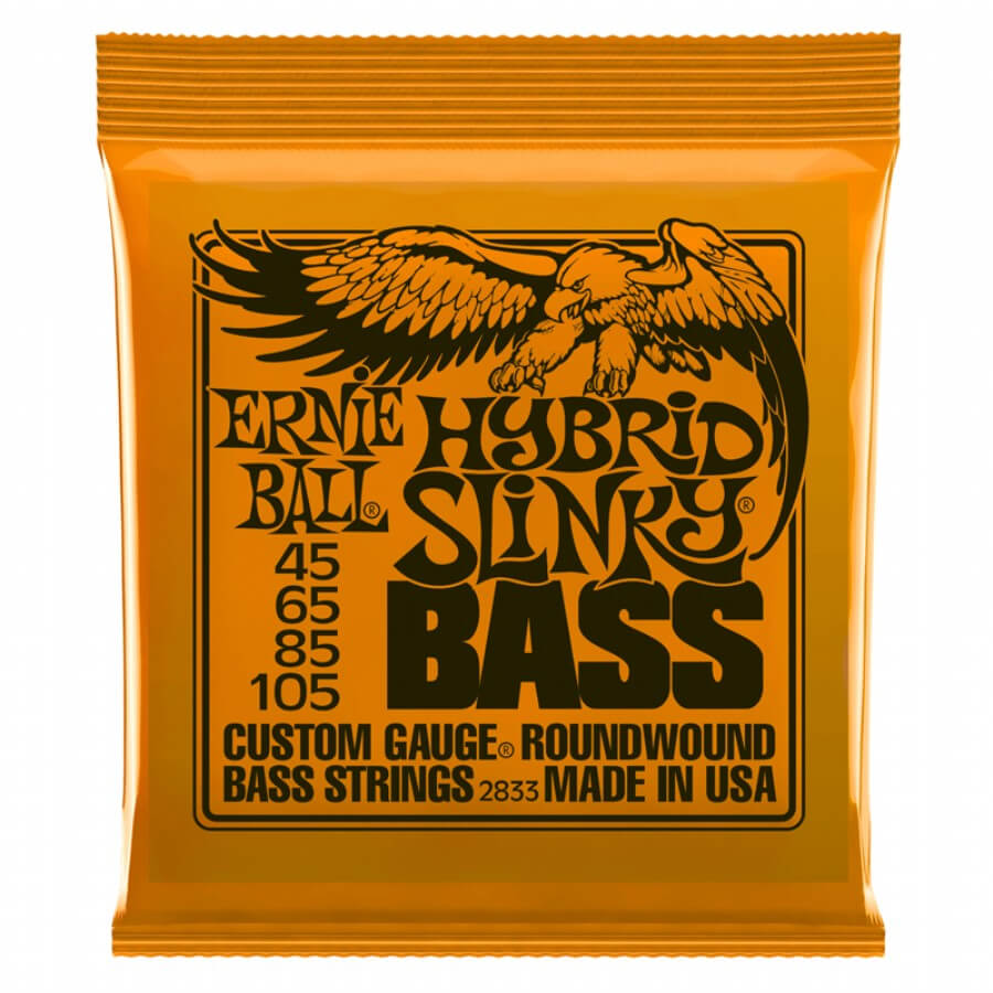 Ernie Ball 2833 Hybrid Slinky Bass Nickel Wound Takım Tel (45-105) - 1