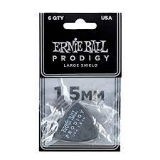 Ernie Ball 9331 1.5MM Black Reuleax Prodigy Gitar Penası 6'lı Paket - 1