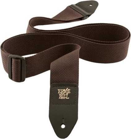 Ernie Ball Kahverengi Polypro Gitar Askı/Strap - Thumbnail