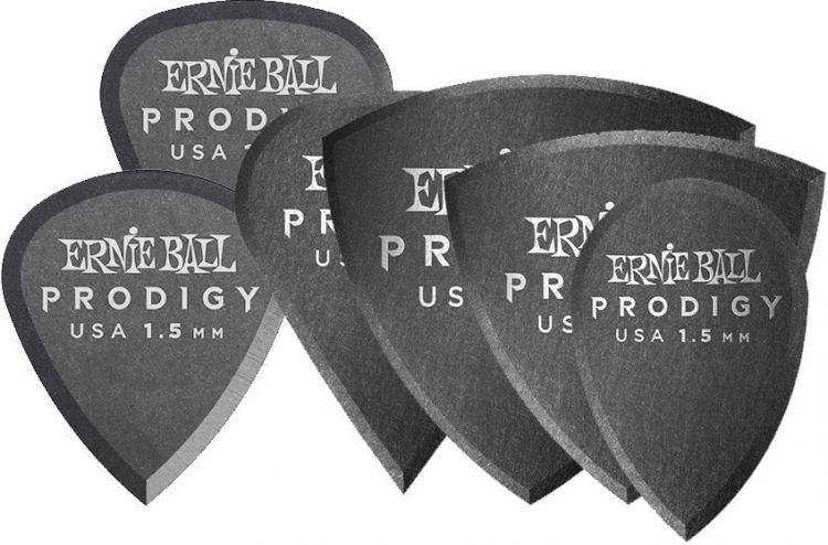 Ernie Ball P09342 1.5mm Black Multipack Prodigy Guitar Penası 6'lı Paket - 2