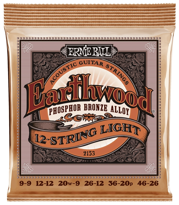 Ernie Ball 12 Telli Phosphor Bronze Akustik Gitar Tel Takımı - 1