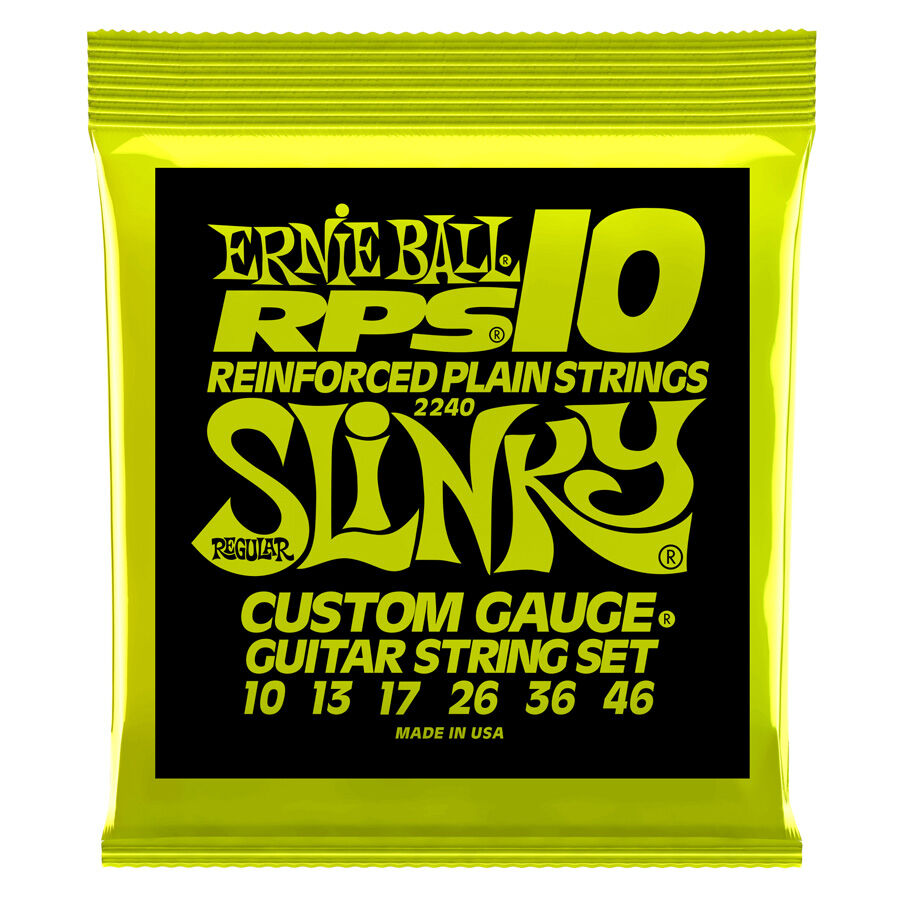 Ernie Ball RPS 10-46 Slinky Elektro Gitar Tel Takımı - 1