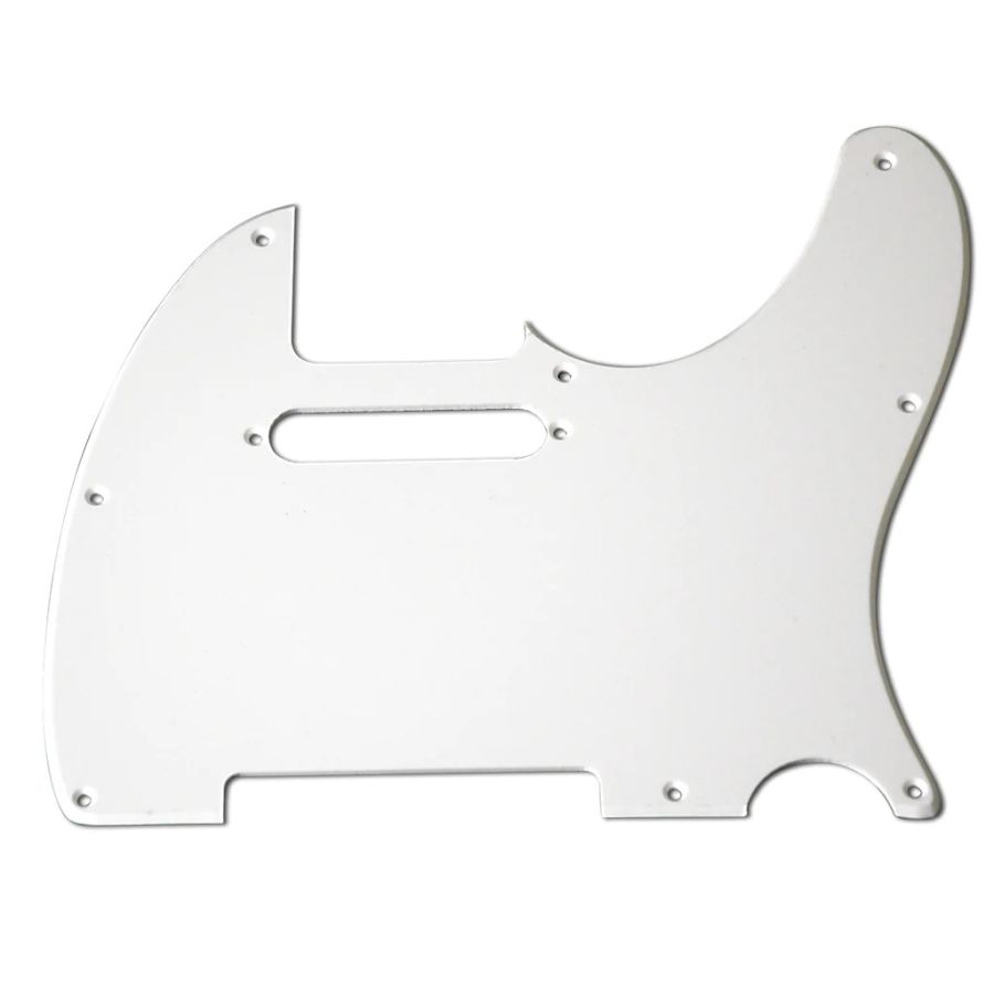 2.EL Squirer 8 Delikli Beyaz Telecaster Pickguard - 1