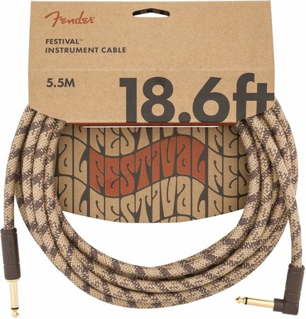 Fender 5.5mt Festival Serisi Doğa Dostu Gitar Kablosu - 1