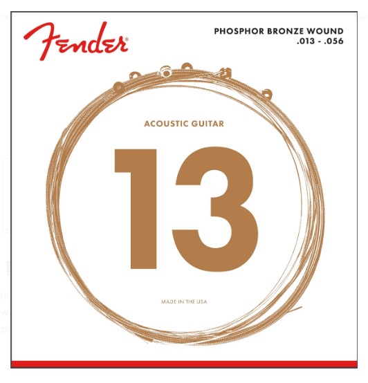 Fender 60M Phosphor Bronze Akustik Gitar Tel Takımı (.013-.056) - 1