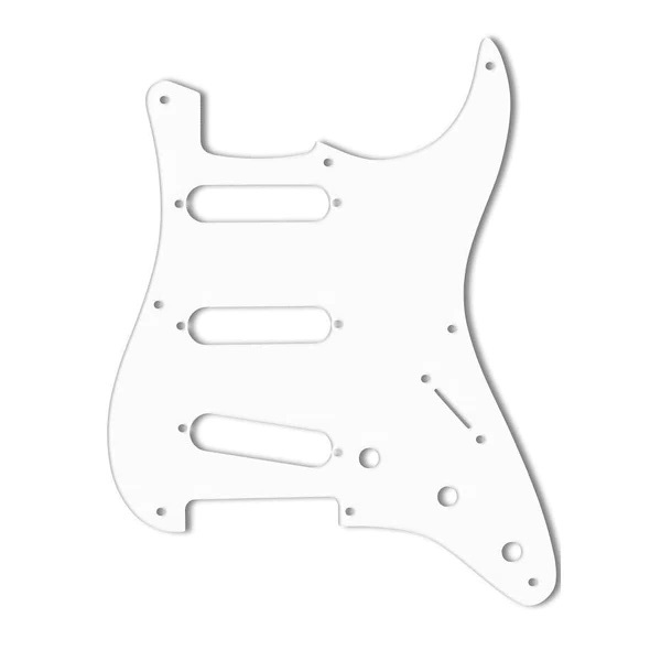 Fender 8-hole ’50s Vintage Stratocaster Pickguard White - 1