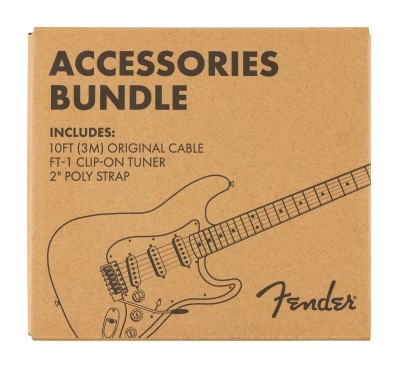 Fender Accessory Set ( Askı-Akort Aleti-Gitar Kablosu) - Thumbnail