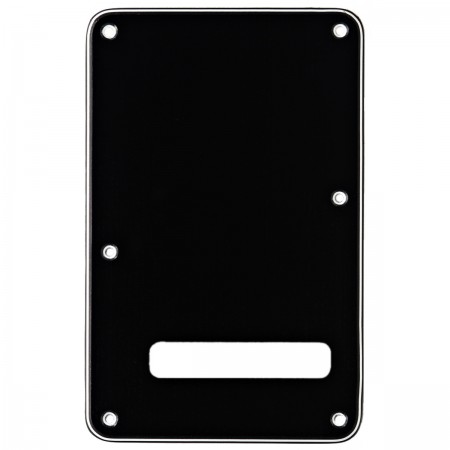 Fender Backplate 3Ply Strat Siyah Arka Kapak - 1