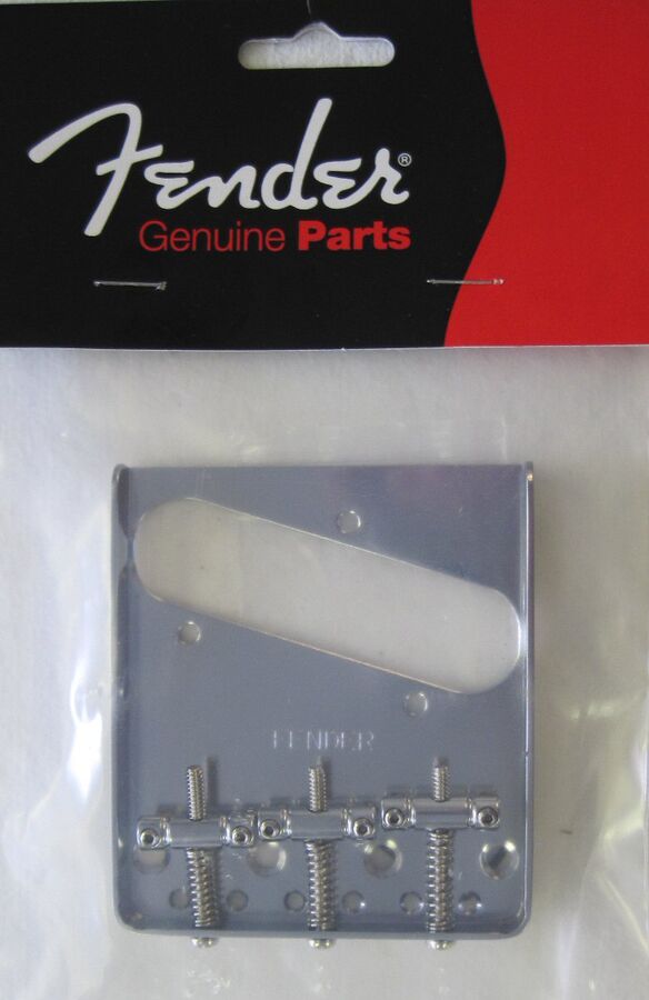 Fender Bridge Assembly Highway One Tele Chrome - 2