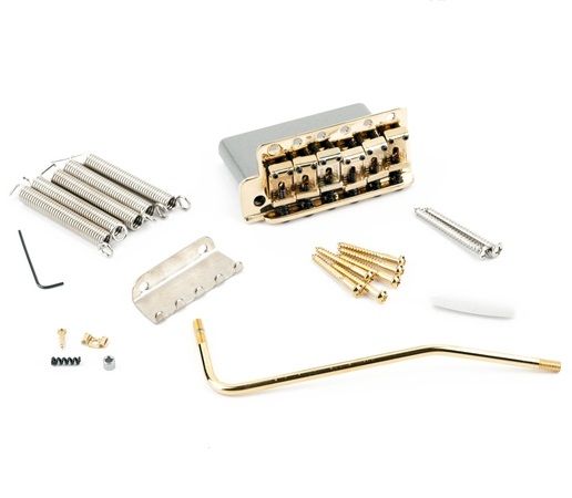 Fender Bridge Assembly Vint. Strat LH Gold Solak - 1