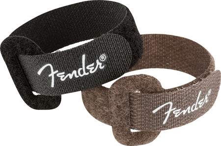 Fender Cable Ties Black and Brown Gitar Kablo Bağları - Fender