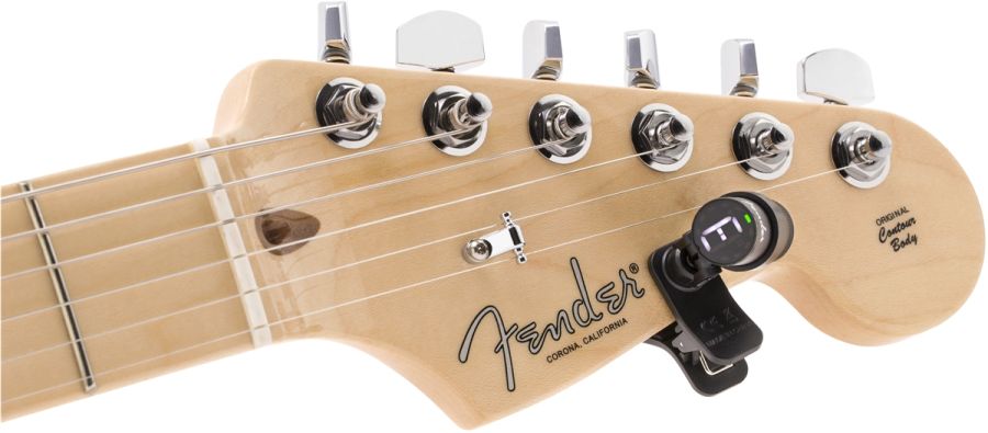 Fender HeadStock Bullet Black Kromatik Tuner - 1