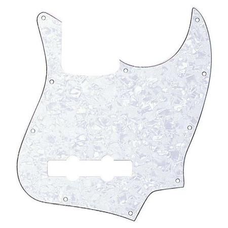 Fender Jazz Bass Pickguard Beyaz Sedefli ( White Pearl) - 1