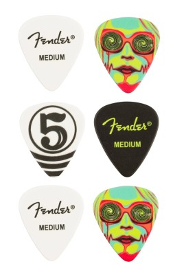 Fender John 5 351 Celluloid 6'lı Set Pena - Thumbnail