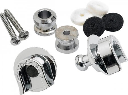 Fender Security Strap Locks Chrome (2) Askı Kilidi Locks & Buttons - Fender