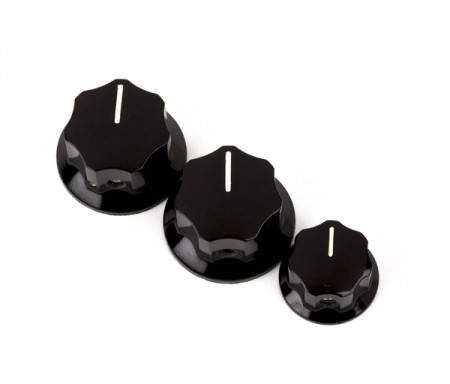 Fender Knobs Most Jazz Bass Models BLK - Fender