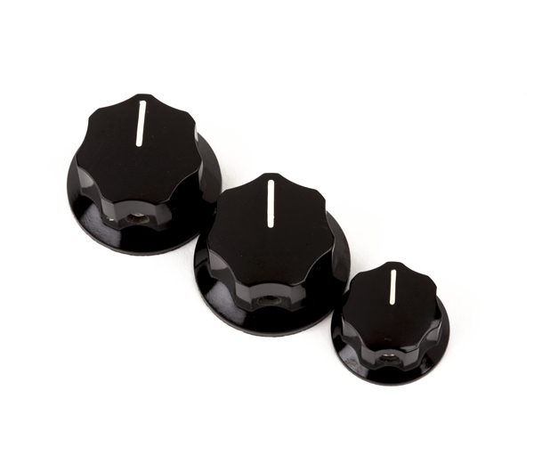 Fender Knobs Most Jazz Bass Models BLK - 1