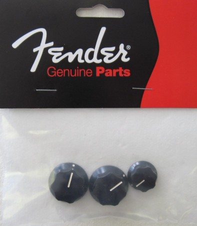 Fender Knobs Most Jazz Bass Models BLK - 2