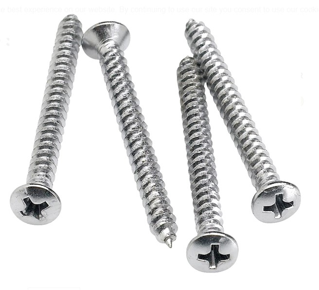 Fender Neck Mounting Screws Chrome - 1