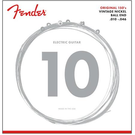 Fender Original 150R Pure Nickel Wound Ball End (10-46) Elektro Gitar Takım Tel - 1