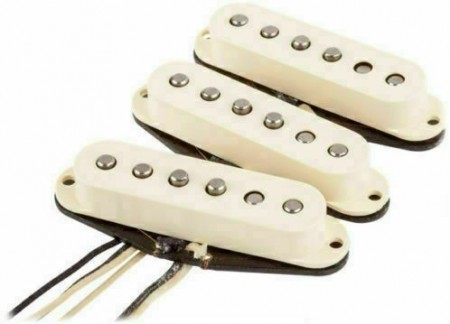 Fender Vintage '57/'62 Stratocaster Pickups Aged White Set of 3 Manyetik Seti - Fender