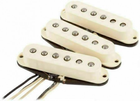Fender - Fender Vintage '57/'62 Stratocaster Pickups Aged White Set of 3 Manyetik Seti