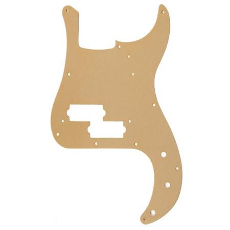 Fender Pickguard '58 Precision Bass 10 Hole 1-Ply Gold Anodized - 1