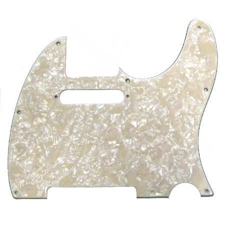 Fender Pickguard Tele 8 Hole 4-Ply Aged WMT - 1