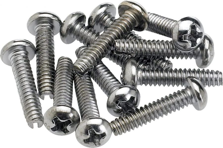 Fender Pıckup And Selector Swıtch Chrome Mountıng Screws (12) - 1