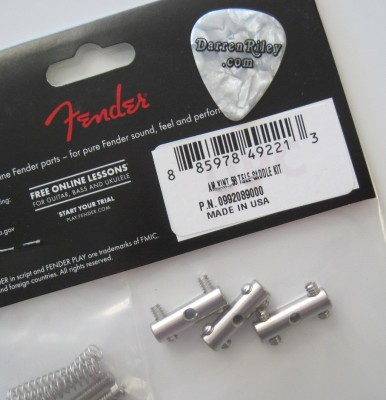 Fender Pure Vintage 58s Model Tele Saddles - Thumbnail