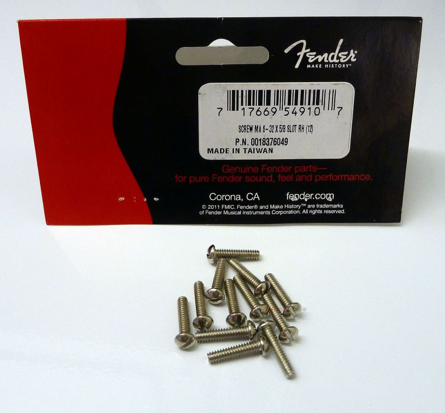 Fender Pure Vintage Slotted Telecaster Bridge-Pickup Mounting Screws - 1