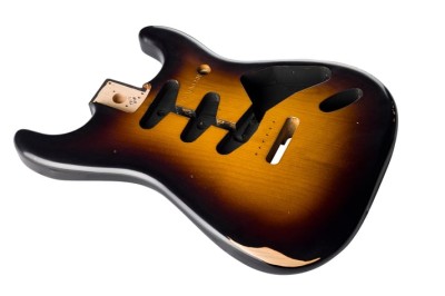 Fender Road Worn® 50's Stratocaster® SSS 2-Tone Sunburst Gövde - Thumbnail