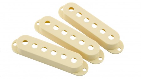 Fender Road Worn Stratocaster Aged White Pickup Covers (3'lü Set) - Fender