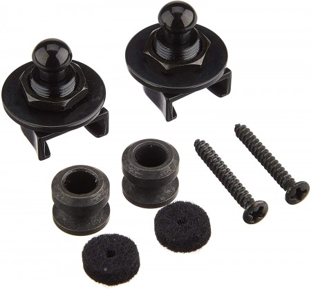 Fender Security Strap Locks Black (2) Askı Kilidi Locks & Buttons - Fender