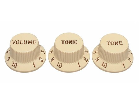 Fender Strat Vintage 1 Volüme/2 Tone Plastik Knob - Fender