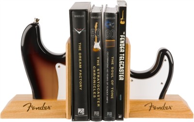 Fender - Fender Strat Sunburst Gövde Kitap-CD Tutacağı (Body Bookends)