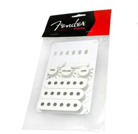 Fender strat accessory kit aged outlet white