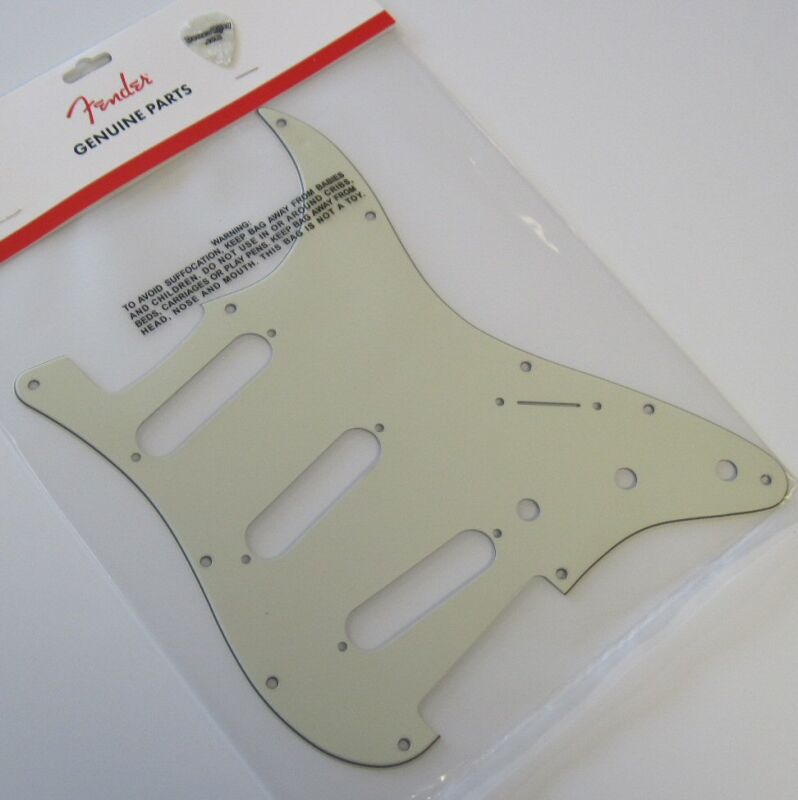 Fender American Standard 11 Hole SSS Stratocaster Mint Green Pickguard - 2