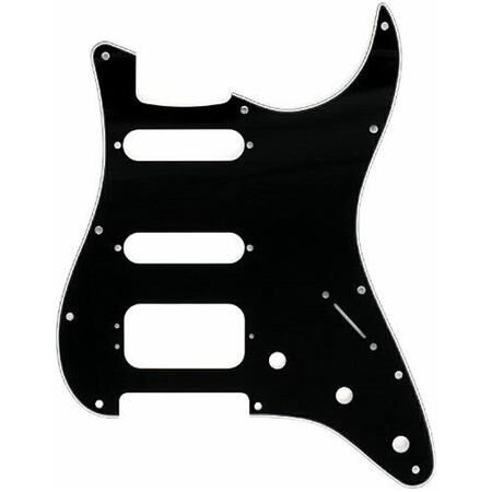 FenderAmerican Stratocaster® HSS Pickguard 3 Kat Siyah (3-Ply Black 11-Hole Mount H/S/S) - 1