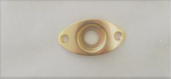 Fender Ferrule Stratocaster Stil Gold Jack Plate - Fender