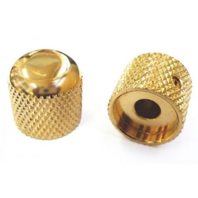 Fender Knobs Vintage Dome Style Tele Gold (2) Knobs - 2