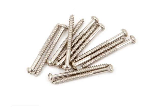 Fender Pure Vintage Bass Pickup Mounting Screws 4 x 1 1/4 12 Bas Manyetik Vidası - 1