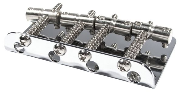 Fender Vintage-Style '70s Chrome Jazz Bass Bridge - 1