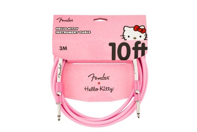 Fender® x Hello Kitty® Pembe Gitar Kablosu- 3 metre - Fender