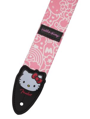 Fender® x Hello Kitty® Pembe Poly Gitar Askısı - Fender