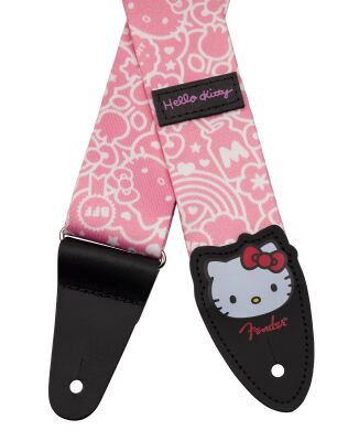 Fender® x Hello Kitty® Pembe Poly Gitar Askısı - 2