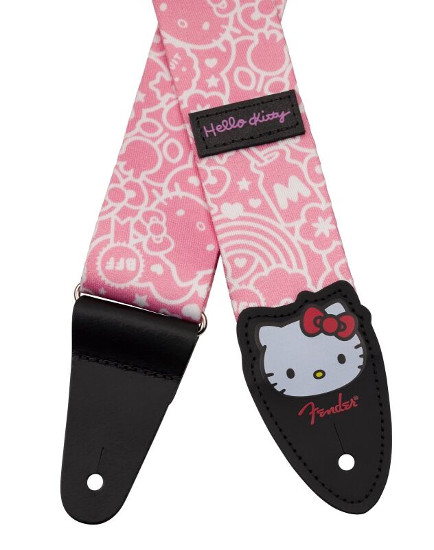 Fender® x Hello Kitty® Pembe Poly Gitar Askısı - 2